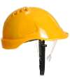 PW040 PW55 Portwest Endurance Visor Hard Hat Yellow colour image